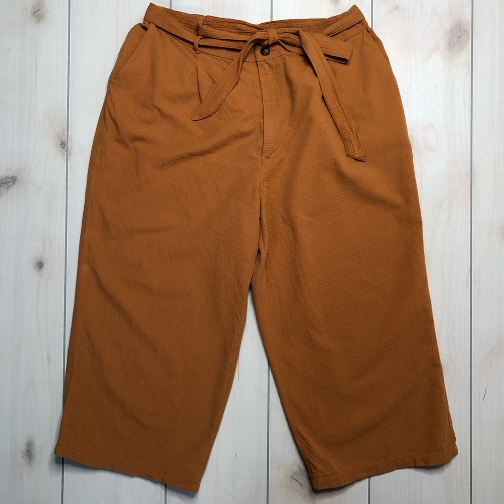 ModCloth Call It Confidence Rust Wide Leg Pants